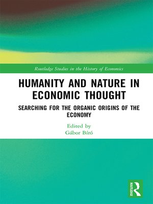 cover image of Humanity and Nature in Economic Thought